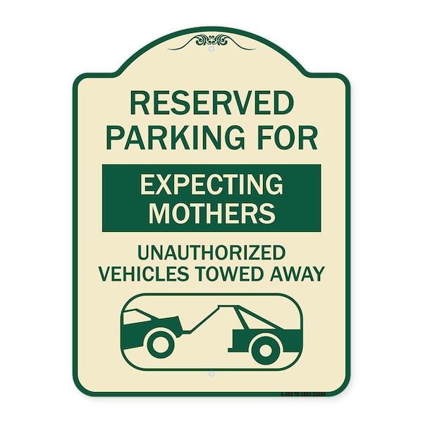 Reserved Parking for Expecting Mothers Unauthorized Vehicles Towed Away, A-DES-TG-1824-23104